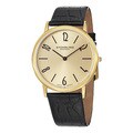 Stuhrling Original Men's Ascott Two Swiss Quartz Leather Strap Watch