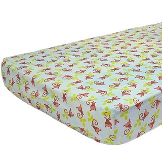 Nurture Imagination Swing Fitted Crib Sheet-Image