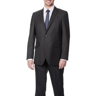 Profile Men's Charcoal 2-button Slim Suit-Image