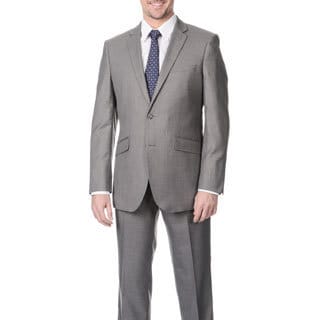 Profile Men's Grey 2-button Slim Suit-Image