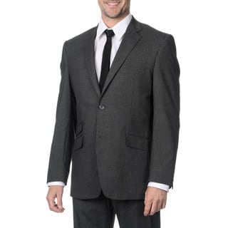 Perry Ellis Men's Medium Grey Striped Suit Separate Vest-Image