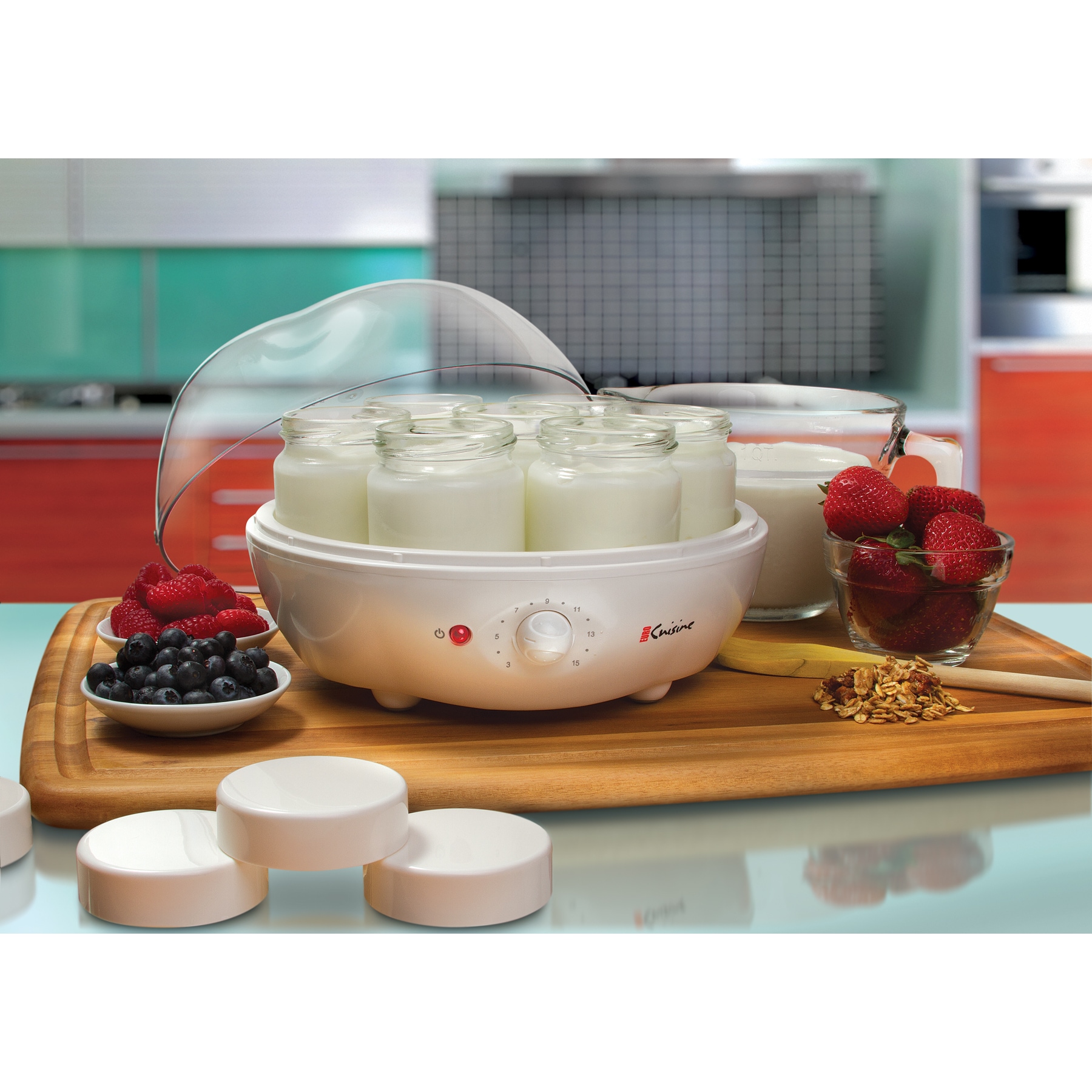 Euro Cuisine YM100 Automatic Yogurt Maker Clear 737770034163 EBay