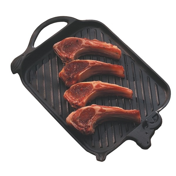 Chasseur Cow-shaped Black Cast Iron Grill