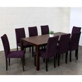 Warehouse of Tiffany 9-piece Purple Juno Table Dining Set