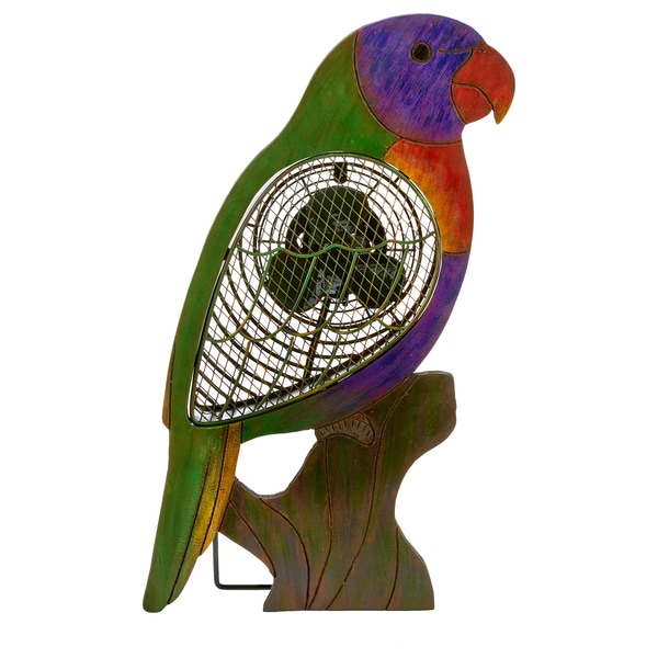 Lorikeet Wood Figurine Fan