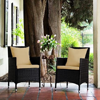 See Reviews angelo:HOME Napa Estate Sandy Brown Indoor/Outdoor Dining Chair Set (Set of 2)