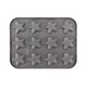 Cake Boss Novelty Grey Nonstick Bakeware 12-Cup Star Molded Cookie Pan