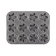 Cake Boss Novelty Grey Nonstick Bakeware 12-Cup Star Molded Cookie Pan