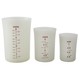 Cake Boss Countertop Accessories White Silicone Liquid Measuring Cups