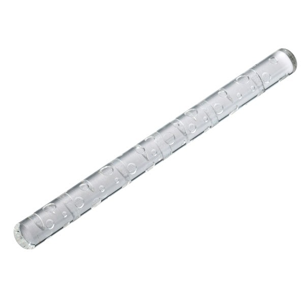 Cake Boss Decorating Tools 13" Acrylic Fondant Rolling Pin with Dot Pattern