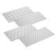 Cake Boss Decorating Tools 4-piece Clear Quilted Fondant Imprint Mat Set