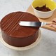 Cake Boss Wooden Tools and Gadgets 7 3/4-inch Stainless Steel Offset Icing Spatula