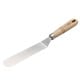 Cake Boss Wooden Tools and Gadgets 7 3/4-inch Stainless Steel Offset Icing Spatula
