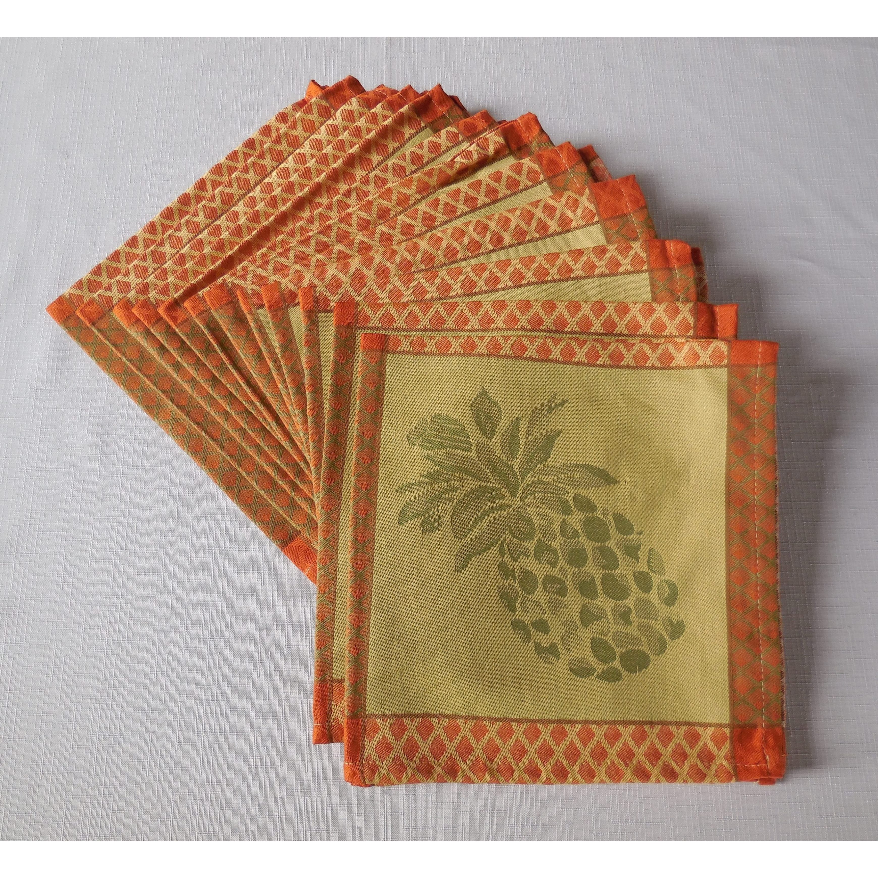 Tommy Bahama Pineapple Jacquard Napkins (Set of 12) Overstock