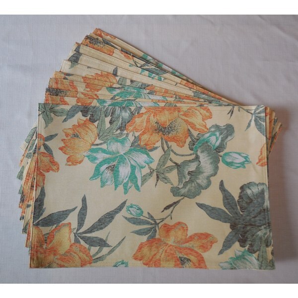 Tommy Bahama Pineapple Jacquard Placemats (Set of 12) 16243506