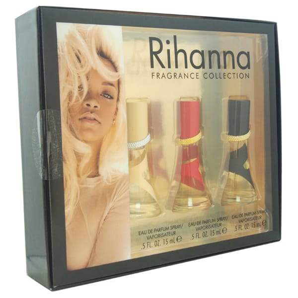 Rihanna Fragrance Collection Women's 3piece Mini Gift Set Overstock