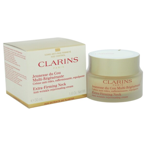 Clarins ExtraFirming Neck AntiWrinkle Rejuvenating 1.6ounce Cream