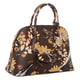 Prada Brown Floral Print Saffiano Leather Satchel - 16244181 ...  