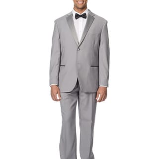 Caravelli Men's Slim Fit Light Grey Tuxedo-Image