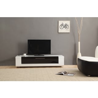 Roma Remix Mini IR-remote Compatible White Modern TV Stand