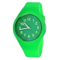 Pop Kids' Round Rubber Green Sport Watch