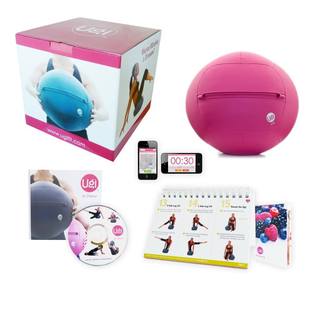 Ugi Fitness at Home 8-pound Pink Exercise Ball-Image