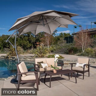 Today Sale Christopher Knight Home Lotus Banana Sun Canopy with Base