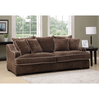 Great Prices Emerald Caresse Mocha Down Filled Sofa