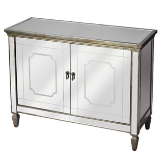(>_<)  Antiqued Mirrored Console Buffet