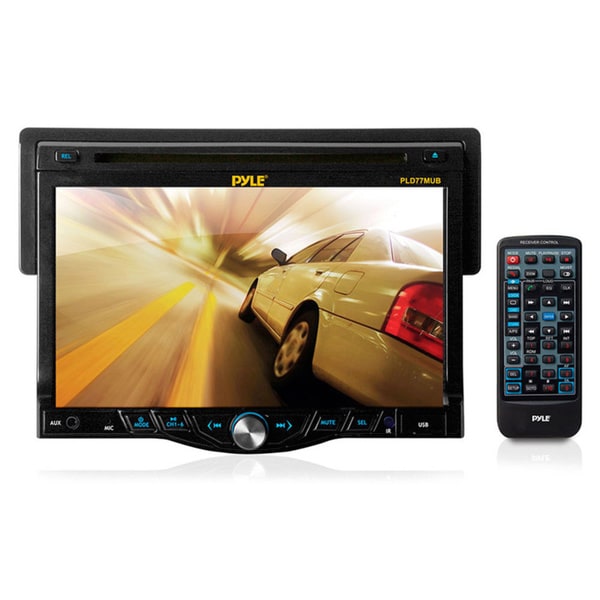 Pyle 7-inch Touch Screen TFT/LCD Monitor Digital Video Player/CD/MP3/USB/SD Slot/AM/FM Player