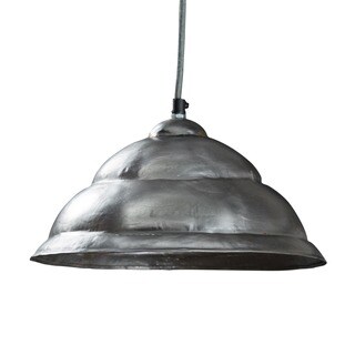 Low Price Cornwall Beveled Silvertone Hanging Lamp (India)