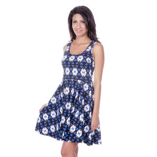 White Mark Universal Women's Skater Dress-Image