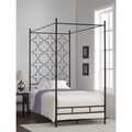 Quatrefoil Twin Canopy Bed