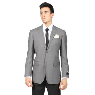 Ferrecci Men's Slim Fit Grey 2-button Sport Coat-Image