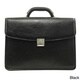 Tony Perotti Men's Italian Bull Leather Tuscany Triple Compartment Leather Laptop Briefcase