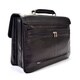 Tony Perotti Men's Italian Cow Leather Verona Traditional Triple Compartment Laptop Leather Flap-over Briefcase