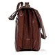 Tony Perotti Men's Italian Cow Leather Verona Traditional Triple Compartment Laptop Leather Flap-over Briefcase
