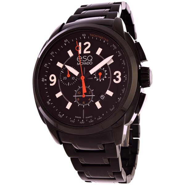 ESQ by Movado Men's 07301422 'Fusion' Black Ion-plated Stainless Steel Watch