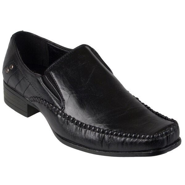 Boston Traveler Men's Square Toe Slip-on Loafers