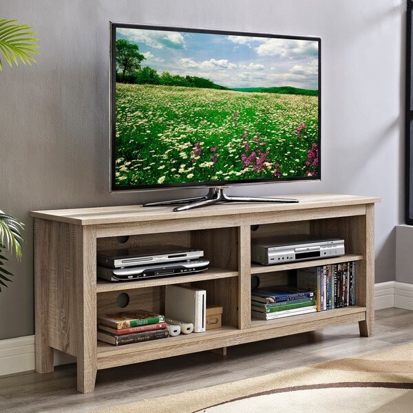58 inch Natural Wood TV Stand