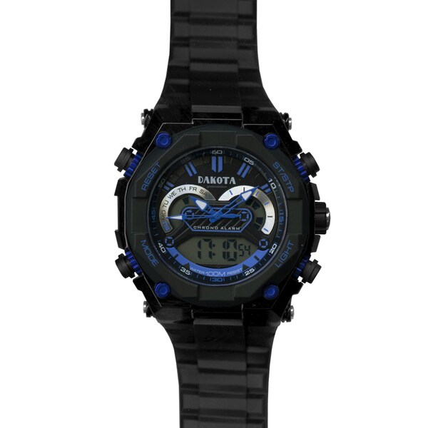 Dakota Men's Black Tough Ana-Digi Watch