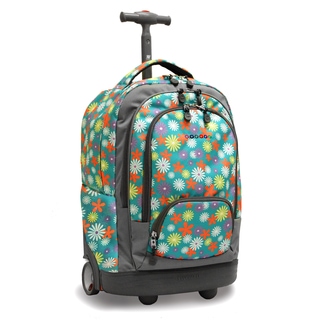World New York Spring Sunbeam 18-inch Rolling Laptop Backpack