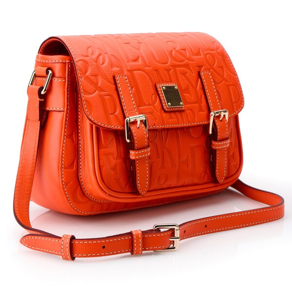 dooney and bourke orange crossbody