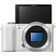 Sony Alpha A5000 Mirrorless White Digital Camera Body with 16-50mm f/3.5-5.6 OSS Lens