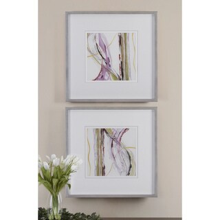 Save Price Michael King 'Honeysuckle Rose' 2-piece Framed Art Print Set