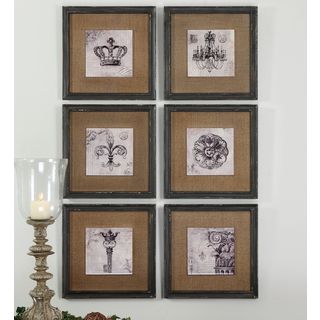 Sale Price 'Symbols' 6-piece Canvas Art Print Set