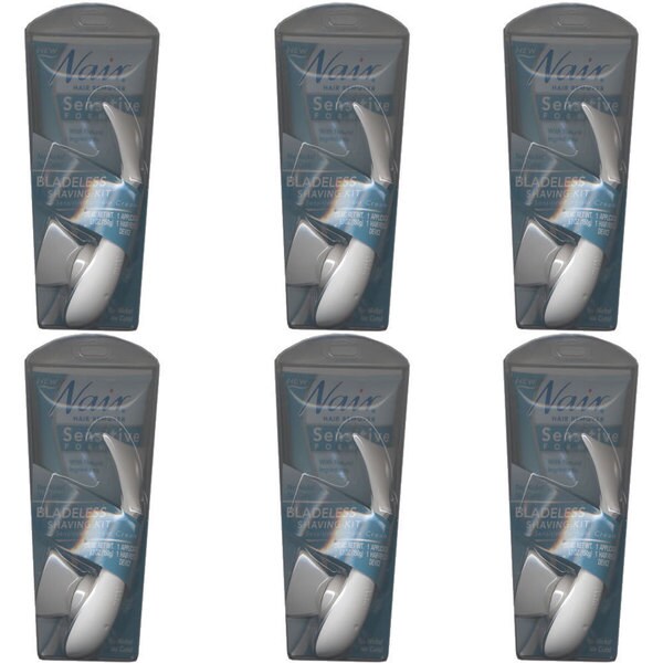Nair Sensitive Formula Bladeless Shaving Kit (Pack of 6) 