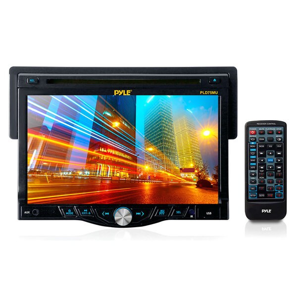 Pyle 7-inch Touch Screen TFT/LCD Monitor w/Digital Video Player/CD/MP3/USB/SD Slot/AM/FM/RDS Player