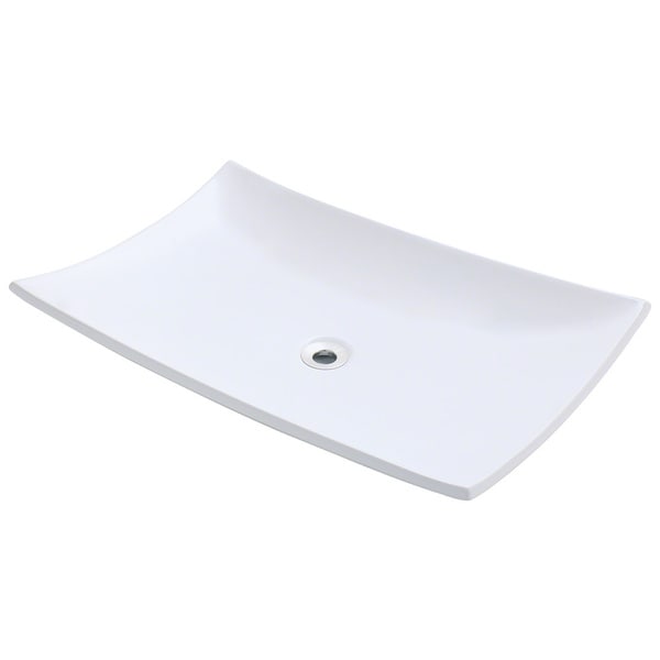 Polaris Sinks P063VW White Porcelain Vessel Sink - 16273385 ...