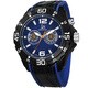 Joshua & Sons Men's Multifunction Swiss Quartz Layered Strap Watch